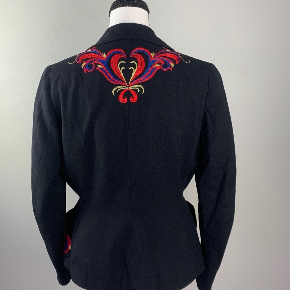 Rare! Massa Weber Waas Salzburg Vintage 80s German Wool Blazer - Picture 4 of 10